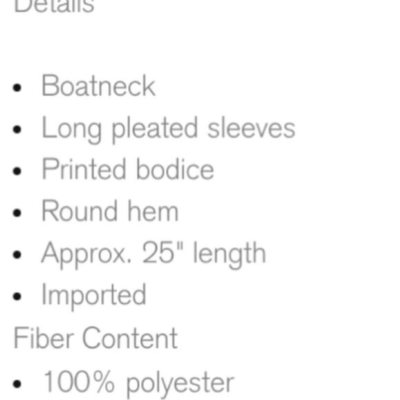 Ck Heaven floral with tan pleated open sleeve top size medium - Picture 14 of 16